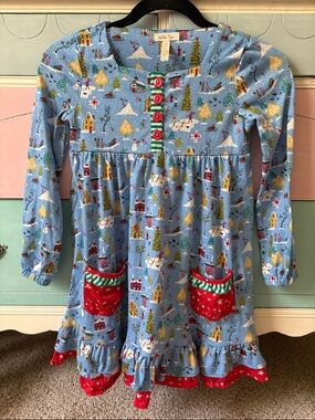 Matilda Jane Holiday Winter Solstice Nightgown, Girls Size 8